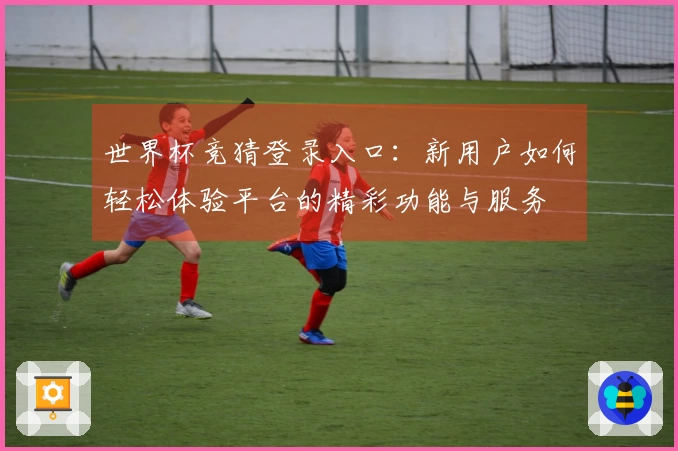 世界杯竞猜登录入口：新用户如何轻松体验平台的精彩功能与服务